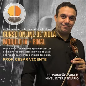 Imagem de capa para o Curso online Módulo IV - Curso Online de Viola
