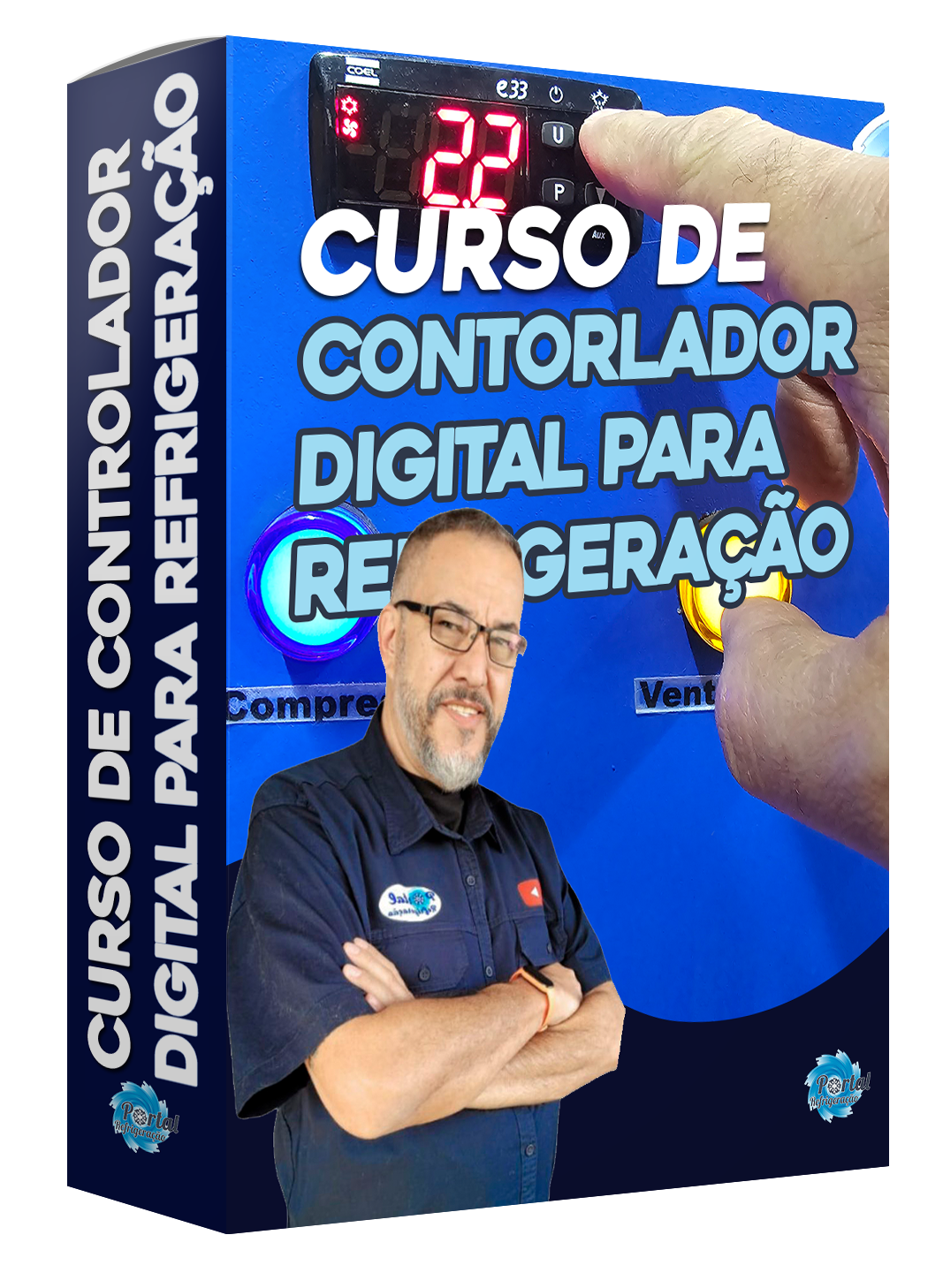 Imagem de Curso Controlador Digital de Refrigeração criado por PORTAL na hotmart