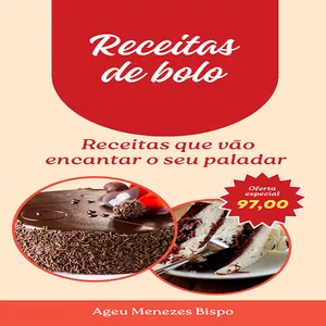 Imagem de capa para o Ebook Receitas de Bolo