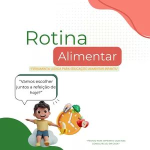 Imagem de capa para o Ebook Rotina alimentar na prática - Seletividade Alimentar