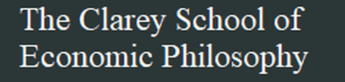 The Clarey School of Economic Philosophy logo