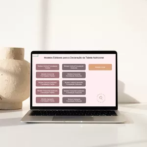 Imagem de capa para o Curso online Modelos Editáveis para a Declaração da tabela Nutricional