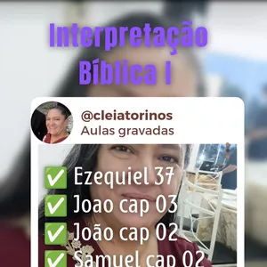 Imagem do curso TORINO LIBRAS ( INTERPRETAÇÃO BÍBLICA I ) 