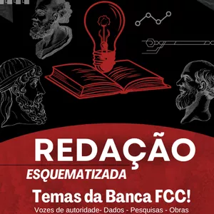 Imagem de capa para o Ebook Redação Esquematizada - Temas da Banca FCC
