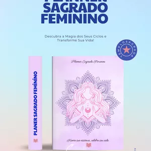 Imagem de capa para o Ebook Planner Sagrado Feminino