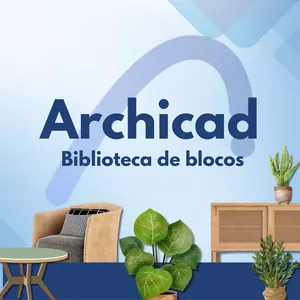 Imagem de capa para o Ebook BIBLIOTECA DE OBJETOS ARCHICAD