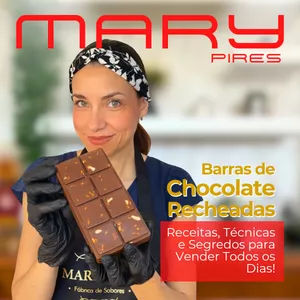 Imagem de capa para o Ebook Barras de Chocolate Recheadas