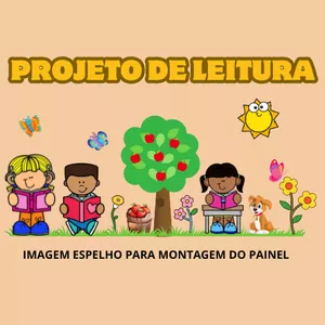 Imagem de capa para o Ebook `Painel projeto de leitura pdf para imprimir
