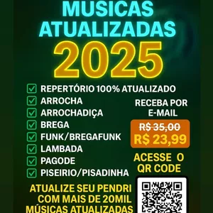 Imagem do curso 🎶 MÚSICAS ATUALIZADAS 2025, ✅ ATUALIZE SEU PENDRIVE 🎶