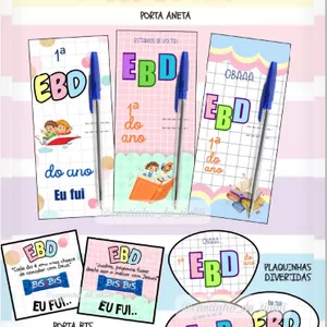 Imagem de capa para o Ebook KIT LEMBRANCINHA 1ª EBD DO ANO