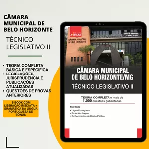Imagem de capa para o Ebook CÂMARA MUNICIPAL DE BELO HORIZONTE - Técnico Legislativo II