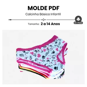 Imagem de capa para o Ebook MOLDE CALCINHA BÁSICA INFANTIL