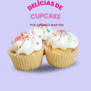 Imagem de capa para o Ebook receitas cupcakes gostosos