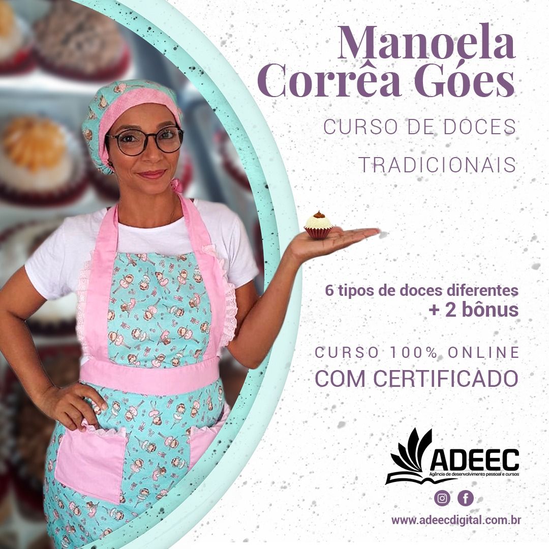 Imagem de CURSO DE DOCES TRADICIONAIS criado por ADEEC  na hotmart