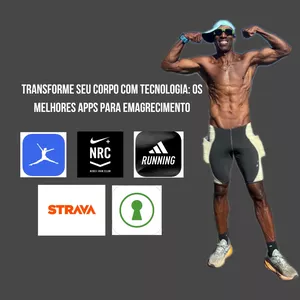 Imagem de capa para o Ebook Transforme Seu Corpo com Tecnologia: Os Melhores Apps para Emagrecimento