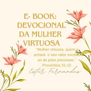 Imagem de capa para o Ebook DEVOCIONAL DA MULHER VIRTUOSA