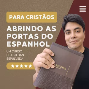 Imagem de capa para o Curso online Imersão: "Abrindo as portas do espanhol"