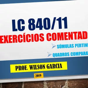 Imagem de capa para o Ebook 220 EXERCÍCIOS COMENTADOS DA LC 840/11