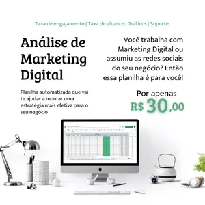 Imagem de capa para o Ebook Análise de Marketing Digital