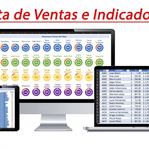 Imagen de portada para Curso online Plantilla Excel, Control De Metas De Venta E Indicadores.