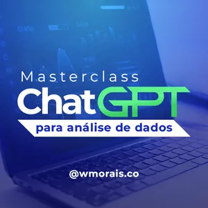 Imagem de capa para o Curso online Masterclass - ChatGPT para Análise de Dados