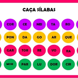 Imagem de capa para o Ebook caça sílabas - encontro das profs 