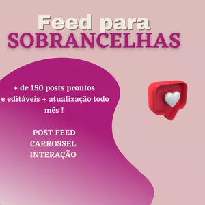 Imagem do curso CANVA FEED SOBRANCELHAS