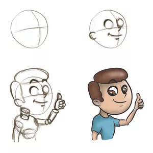 Imagem de capa para o Curso online Curso Básico de Desenho para Crianças