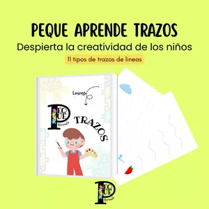 Imagen de portada para Ebook Peque Aprende Trazos - Lineas