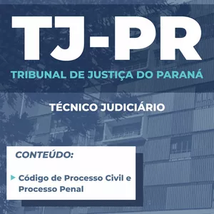 Imagem principal do produto Caderno de Processo Civil e Processo Penal - Técnico Judiciário TJPR