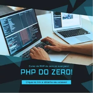 Imagem de capa para o Ebook Curso PHP do zero ao avançado