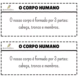 Imagem de capa para o Ebook ATIVIDADE - O CORPO HUMANO