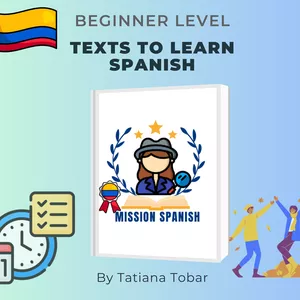 Imagen de portada para Ebook Short Texts for Learning Spanish. Beginner Level. Colombian Edition.