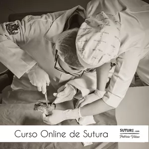 Imagem de capa para o Curso online Curso Online de Sutura - Método TODO PONTO É SIMPLES!