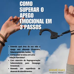Imagem de capa para o Ebook Como Superar o Apego Emocional em 3 Passos
