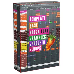 Imagem de Template | Fl Studio | Base de Brega Funk | Projeto | Samples | Loops criado por PLuG na hotmart