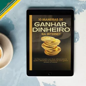Imagem de capa para o Ebook 10 Maneiras de Ganhar Dinheiro na Internet