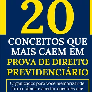 Imagem de capa para o Curso online Tabela dos 20 Conceitos que Mais Caem em Prova de Direito Previdenciário