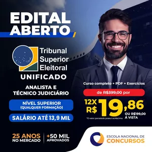 Imagem do curso TSE/TRE Unificado - Analista e Técnico Judiciário - Área Administrativa 