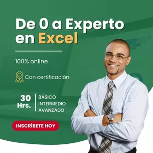 Imagen de portada para Curso online APRENDE EXCEL DESDE CERO EN 40 HORAS