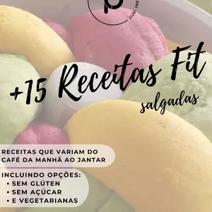 Imagem de capa para o Ebook E-book Receitas Fit Salgadas