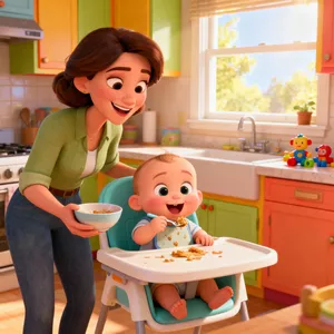 Imagem de capa para o Ebook Introdução Alimentar para Bebês: 50 Dicas Práticas e Eficazes para Começar aos 6 Meses