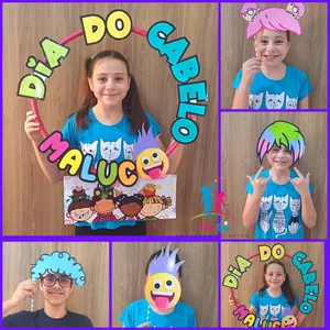 Imagem de capa para o Ebook MOLDURA BAMBOLÊ DIA DO CABELO MALUCO + BRINDES