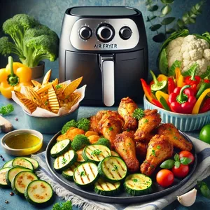 Imagen de portada para Ebook Agregue también Recetas Low Carb para Airfryer. ¡Deliciosas y fáciles de hacer!