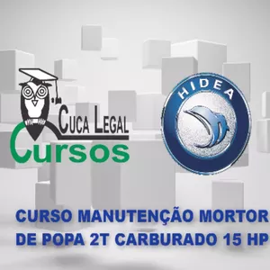 Curso Curso Motor de Popa 2 Tempos Carburado 15 HP Hidea