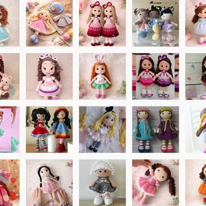 Imagem de capa para o Curso online Pack Ouro: 20 Receitas de Bonecas Amigurumi