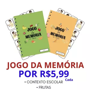 Imagem de capa para o Ebook JOGO DA MEMÓRIA - CONTEXTO ESCOLAR