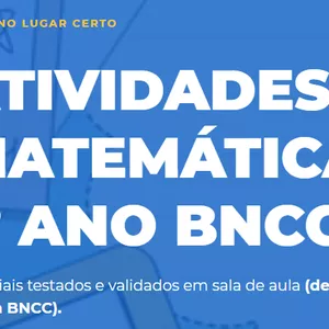 Imagem do curso ATIVIDADES MATEMÁTICA 1° ANO BNCC
