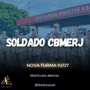 Imagem de capa para o Curso online CURSO SOLDADO CBMERJ