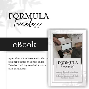 Imagen de portada para Curso online Fórmula Faceless eBook MRR